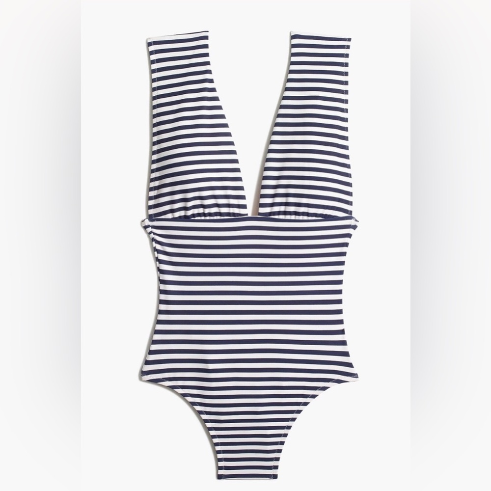 J.crew v-neck one piece swimsuit